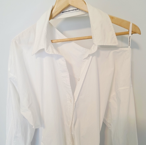 T by Alexander Wang White Shirt Dress - Picture 7 of 11